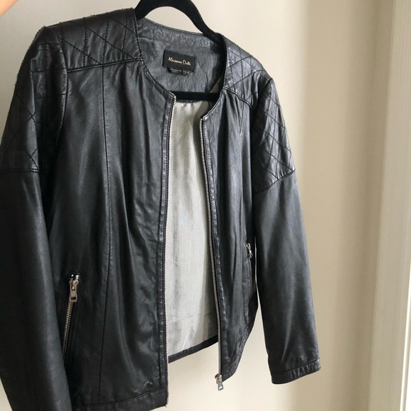 MASSIMO DUTTI Leather Jacket - Picture 4 of 13